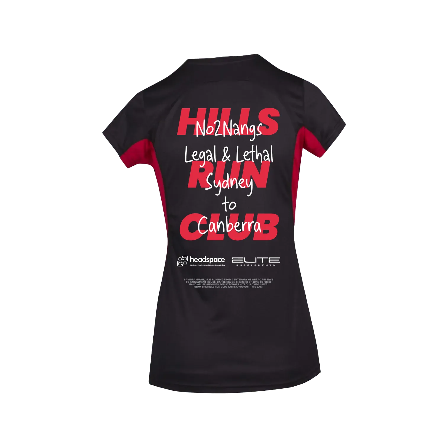 No2Nangs Women's Official Raceday Tee